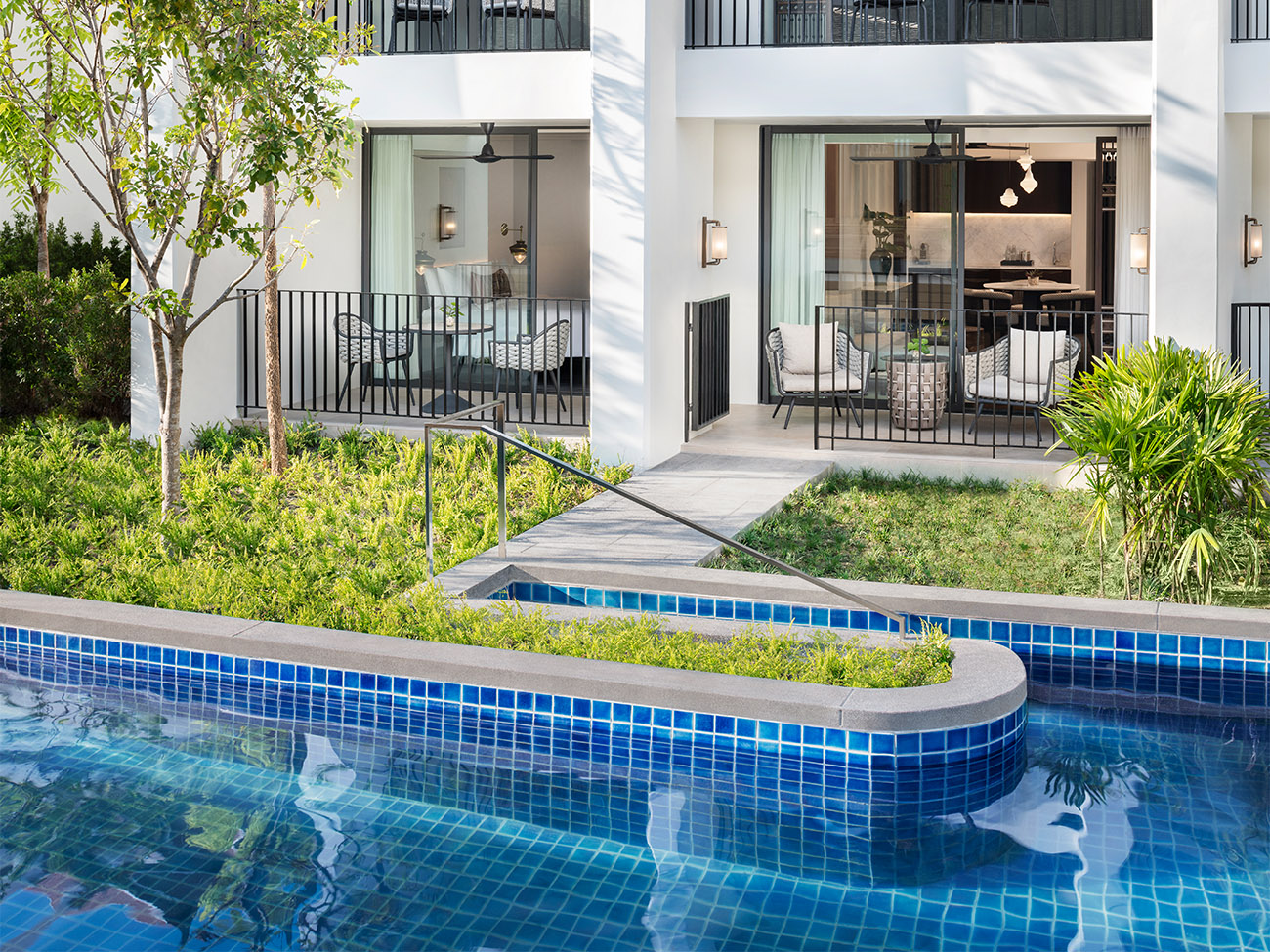 Patio and Pool Access